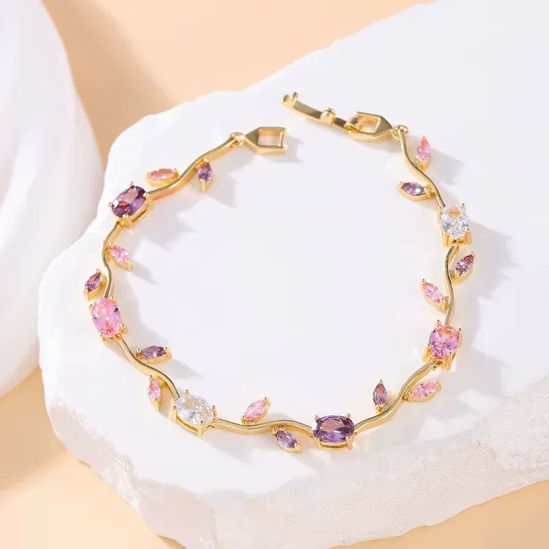 Luxury Women's Tulip Flower Bracelet - Image 2