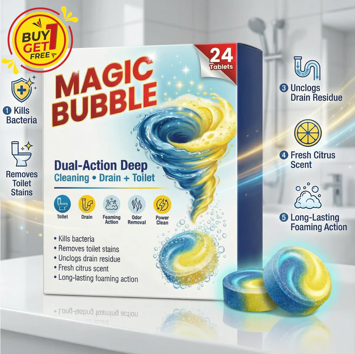 Magic Bubble Cleaning Tablets (BUY 1 GET 1 FREE)