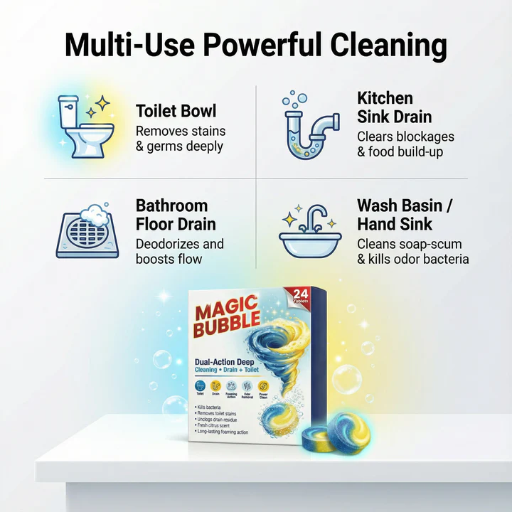 Magic Bubble Cleaning Tablets (BUY 1 GET 1 FREE) - Image 4