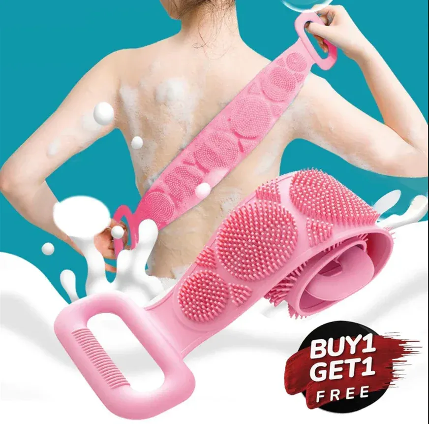 Silicone Body Back Scrubber for Skin Deep Cleaning (BUY 1 GET 1 FREE) - Image 2