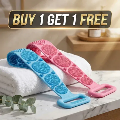 Silicone Body Back Scrubber for Skin Deep Cleaning (BUY 1 GET 1 FREE) - Image 7