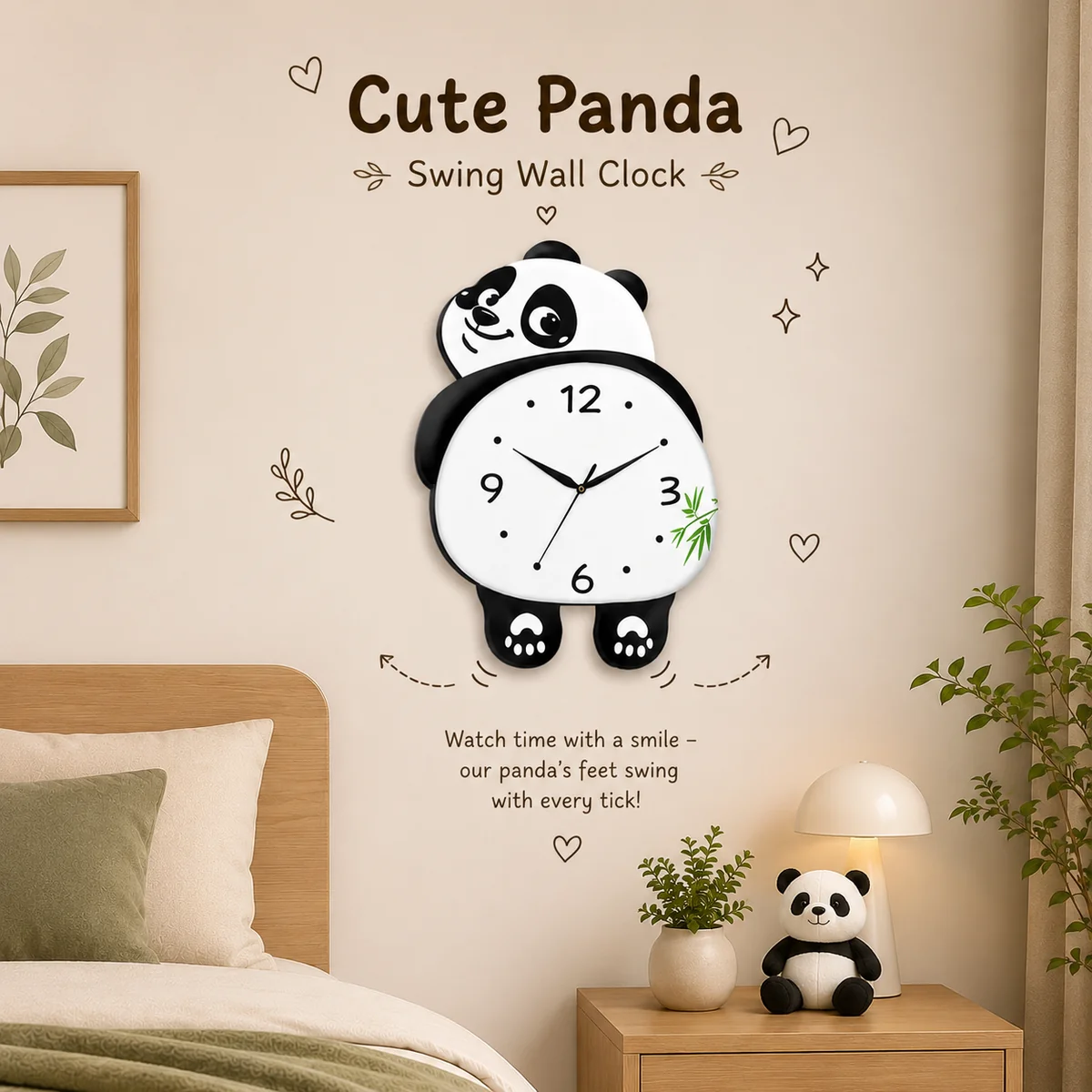 Wall Clock for Home Decor - Decorative Designer Clocks for Living Room, Bedroom, Kitchen, Office
