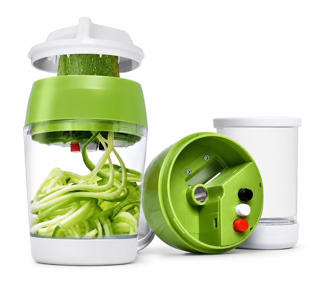 Hand-press vegetable and fruit chopper - Image 2