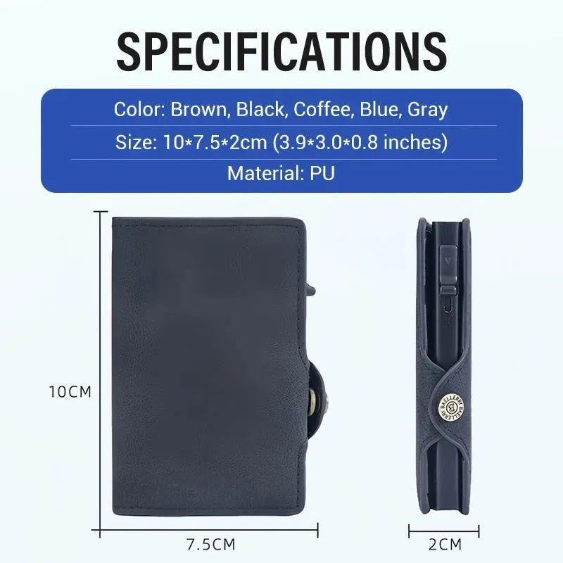 Pop-Up Card Holder – Anti-Degaussing Technology, RFID Blocking & Compact Design - Image 8