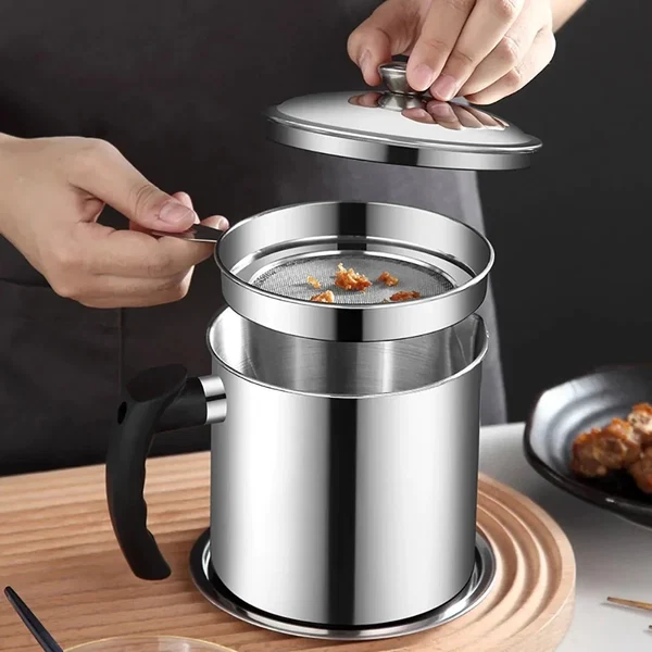 Stainless Steel Oil Filter Pot - Image 8