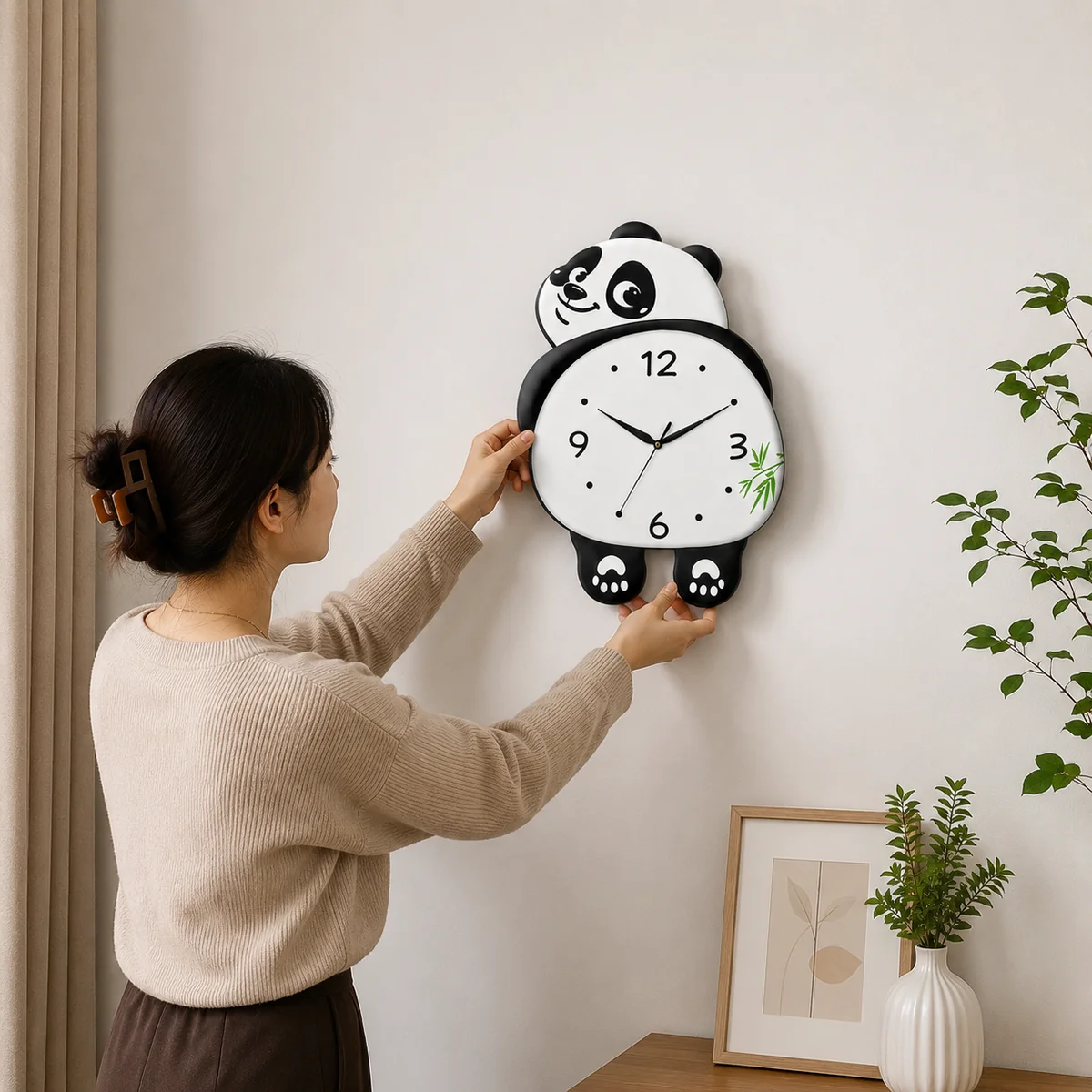 Wall Clock for Home Decor - Decorative Designer Clocks for Living Room, Bedroom, Kitchen, Office - Image 4