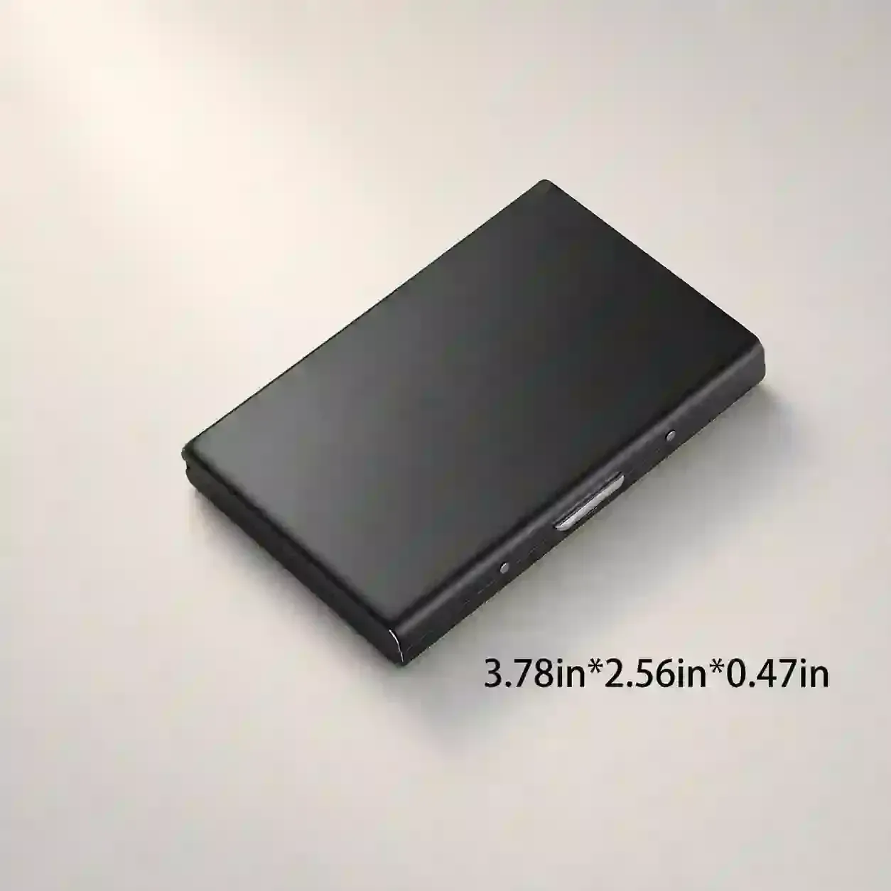 RFID Blocking Stainless Steel Card Holder, Slim Portable Anti-Theft Metal Credit Card Case - Image 7